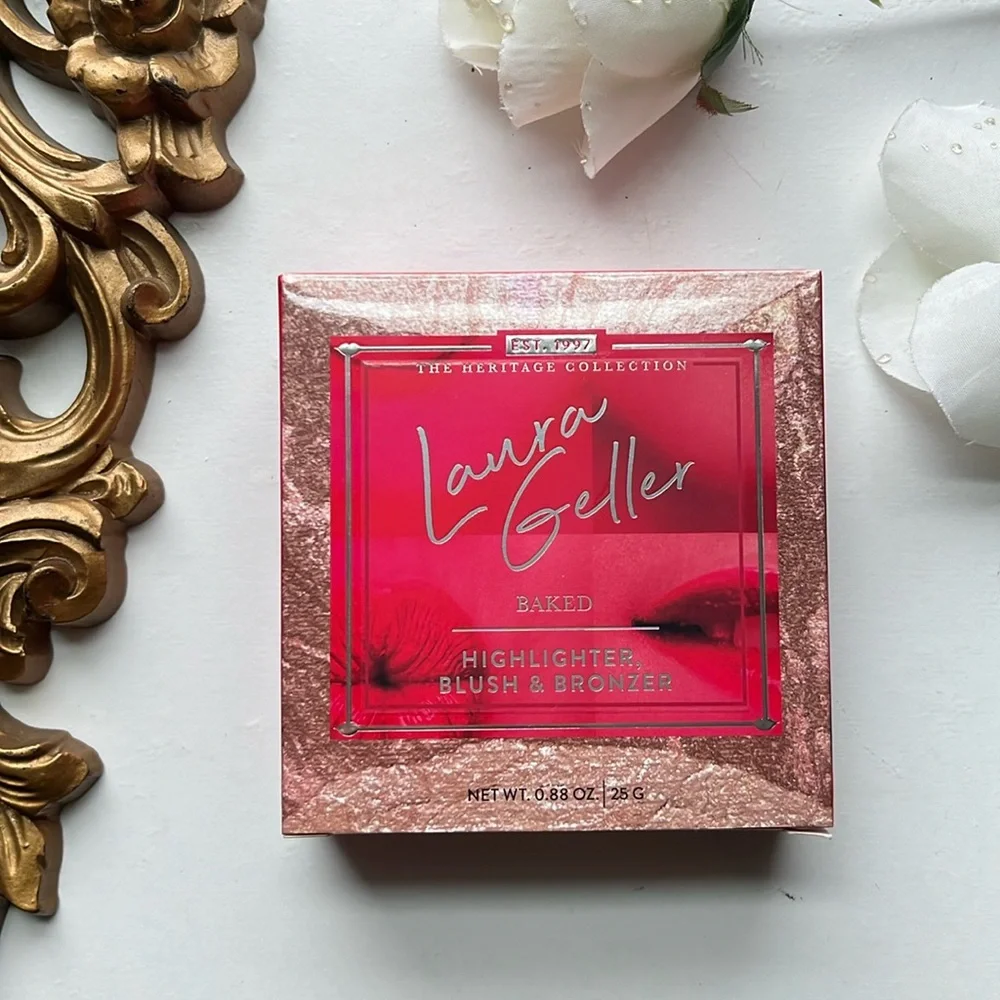 NEW Laura Geller Baked Highlighter Blush and Bronzer